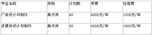 眉山职业技术学院2016年艺术类招生简章