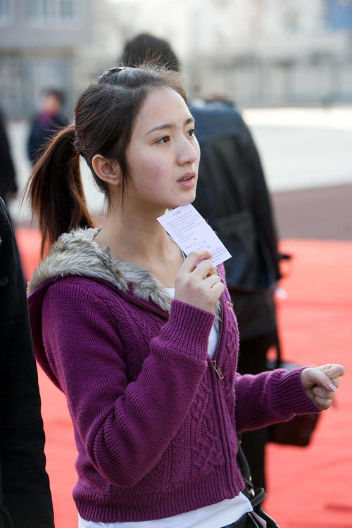 北电现场美女